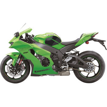 STOMPGRIP Traction Pad Tank Grips - Icon - Black - Ninja ZX-10R/ZX-14 55-14-0040B