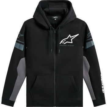ALPINESTARS Esemex Zip Hoodie - Black/Charcoal - Large 1235-53200-1018-L