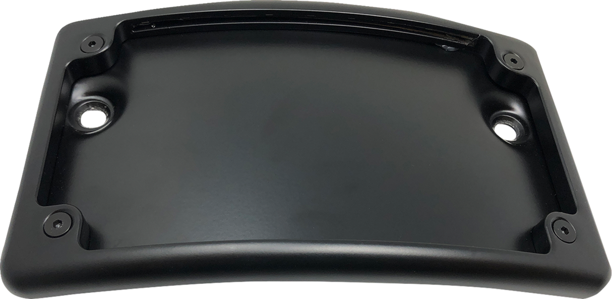 KODLIN MOTORCYCLE License Plate Kit - Curved - Black KUS20100