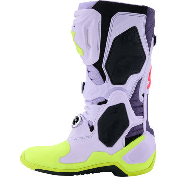 ALPINESTARS Tech 10 Supervented Boots - Purple/Fluorescent Yellow/Diva Pink - US 11 / EU 45.5 2010520-3150-11