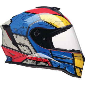 Z1R Youth Warrant 2.0 Helmet - Sentinel - Blue/Yellow - Small 0102-0292