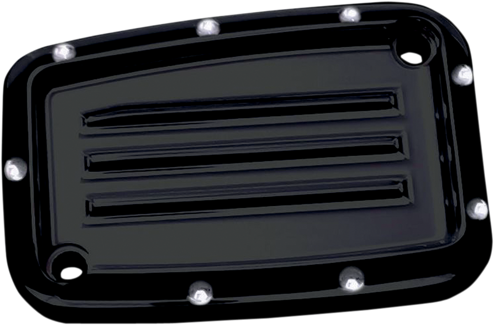 COVINGTONS Master Cylinder Lid - Brake - Front - Dimpled - Black C1156-B