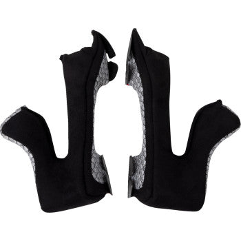 MOOSE RACING Youth F.I. Cheek Pads - Vaporwave - Gray - Small 01343625