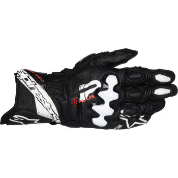 ALPINESTARS GP Plus R V3 Leather Gloves - Black/White - Large 3550825-12-L