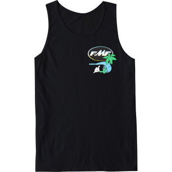 FMF Day-Glo Tank Top - Black - Large SU25123901BLKLG