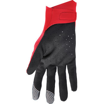 SLIPPERY Flex Lite Gloves - Red/Charcoal - Small 3260-0469