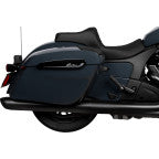 DRAG SPECIALTIES SEATS - Predator III Seat Predator III 2-Up Seat - Vinyl - Double Diamond - Black Stitch - Chieftain '25/Challenger '20-'25 - 0810-2466