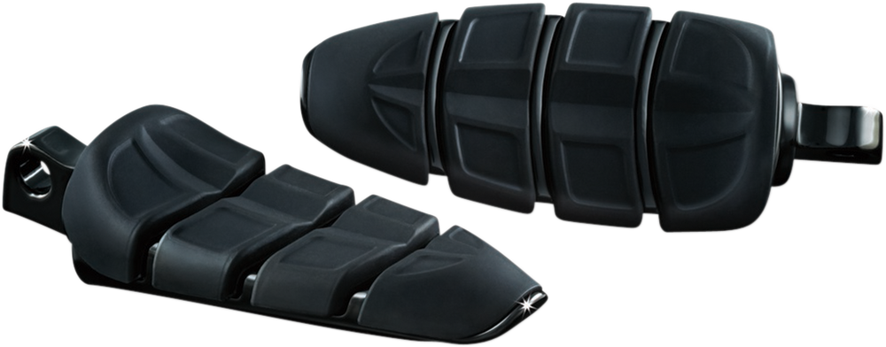 KURYAKYN Kinetic Footpegs - Black - With Mount 4317