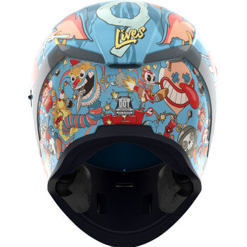 ICON Airform™ Helmet - 9 Lives - Blue - XL 0101-17387