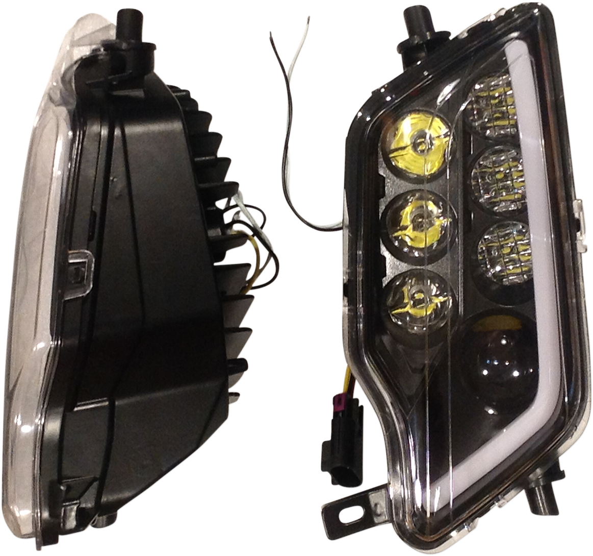 BRITE-LITES LED Headlight Conversion Kit - Honda Pioneer 1000 BL-LEDPIOHALO