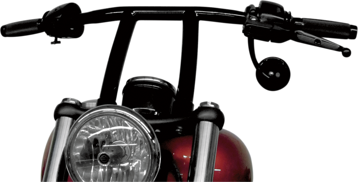 TODD'S CYCLE Handlebar - Backline Club - 9" - Black 0601-1881