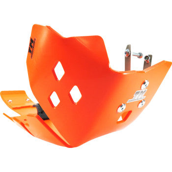 T.M. DESIGNWORKS Skid Plate - Orange - Gas Gas | Husqvarna | KTM KHLG-362-OR