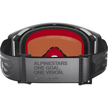 ALPINESTARS GOGGLES Supertech Vision Goggle - Vista - Black - Gold Mirror Lens 5100226-1581