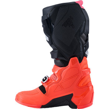 ALPINESTARS Tech 7 Boots - Black/Fluorescent Red/Fluorescent Pink - US 9 / EU 43 2012025-1576-9