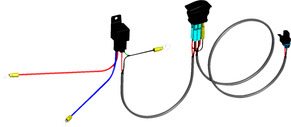 KFI PRODUCTS Wire Harness - Hydraulic Actuator 105940
