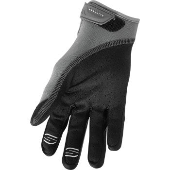 SLIPPERY Circuit Gloves - Red/Charcoal - XS 3260-0426