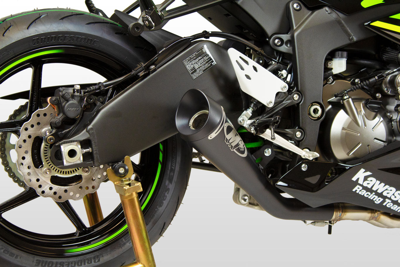 その他 mao M4 Exhaust Full System Black GP19 with canister ZX6R ZX6