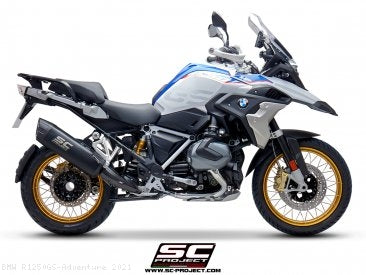 SC-Project slip on exhaust black R1250GS / 2019-2023 R1250GS Adventure / 2019-2023 B30-86MB