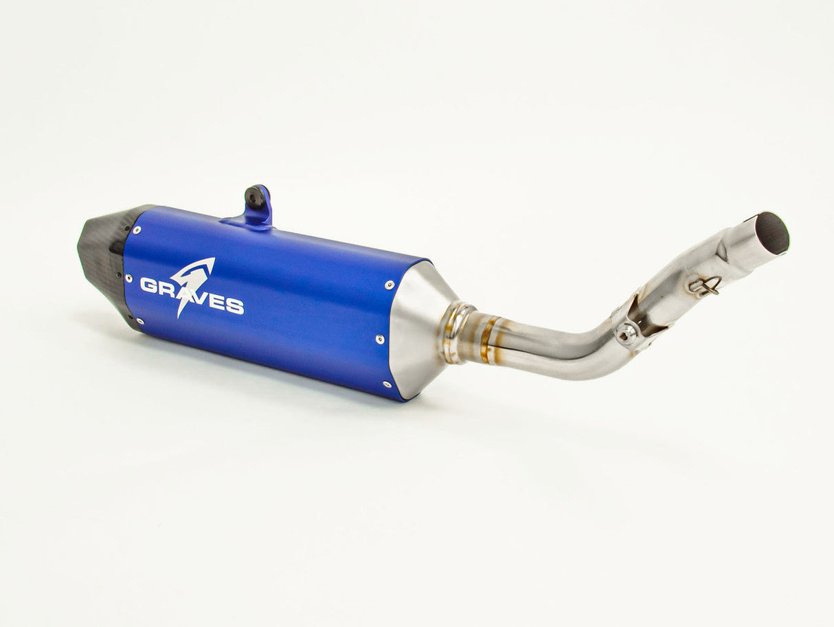 Graves Motorsports Full Stainless Exhaust Crf300l Rally 2021-2025 Exh-21c3l-Fsab