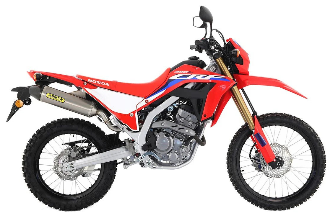 72528AK  Arrow Off-road Thunder Exhaust, Aluminum for CRF250L/Rally 17-18 & CRF300L 21-24