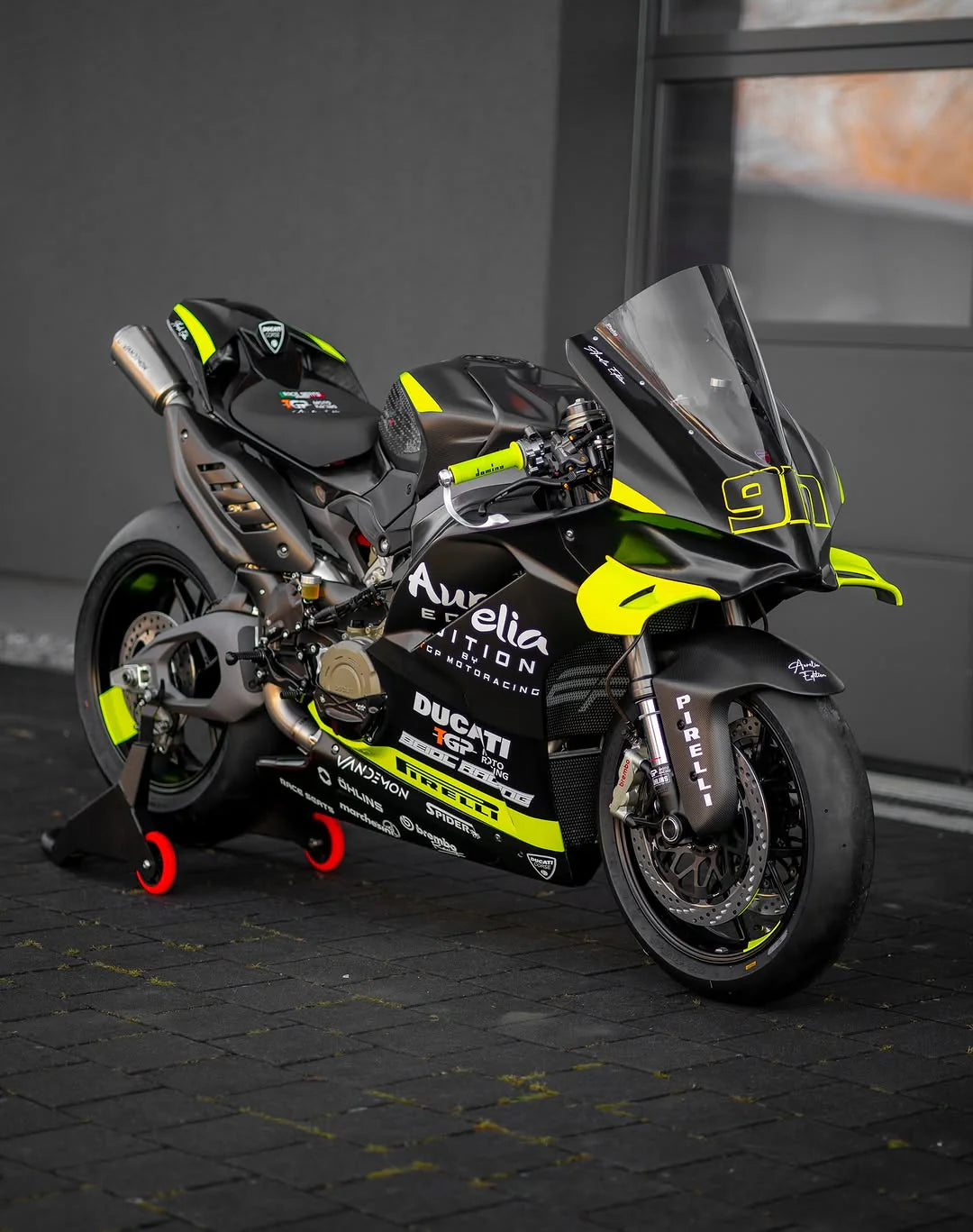 Vandemon Ducati Panigale V4 and V4S 2025-2026 High Mount Race Exhaust System DUCV4PANHMEXHMESB VA-90