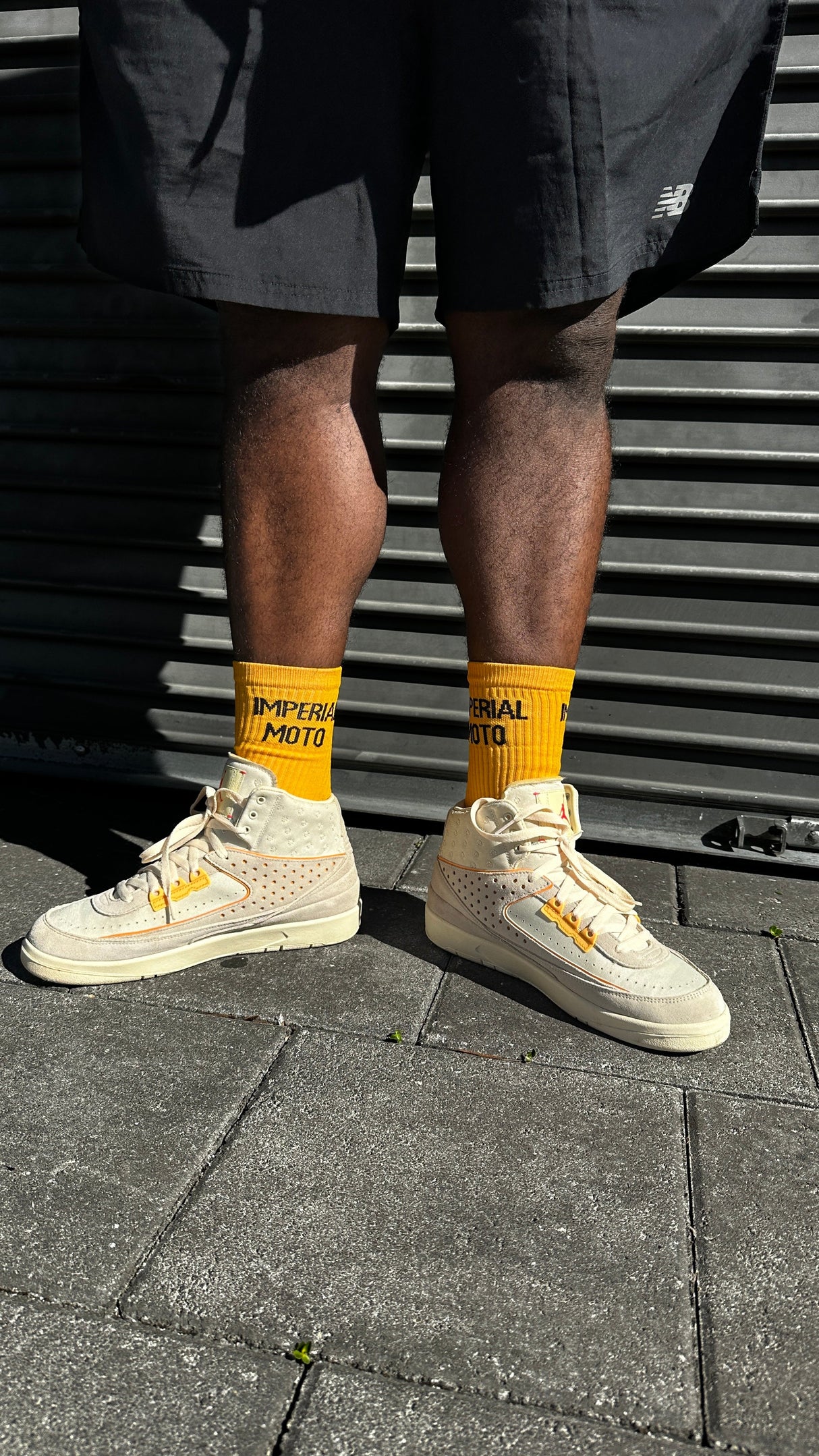 IN STOCK IMPERIAL MOTO Gold Crew Sock