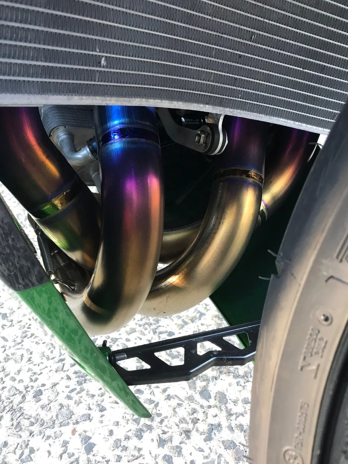 Vandemon Titanium Exhaust System  Kawasaki H2 SE SX  2018-23 KAWAH2SESXTIEXHSYSB VA-146