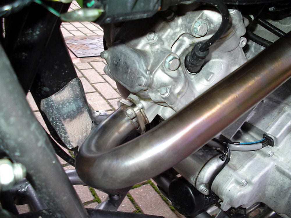 GPR Deeptone Full Exhaust System, Dual Silencers with Removable DB Killers Kawasaki KFX 700 2004-2011 QUSP.140DE.DEATV