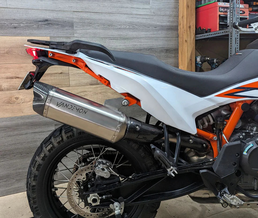 Vandemon  KTM 790 & 890 Adventure HUSQVARNA Norden 901 Titanium Slip-On & Link Pipe  KTM790ADTIMUFFB VA-57