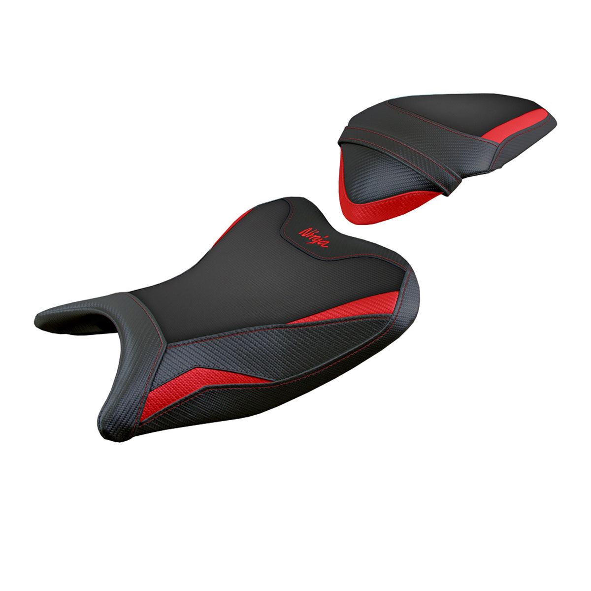 Tappezzeria Italia Kawasaki Ninja 250 2018 2019 Seat Cover in Red and Black