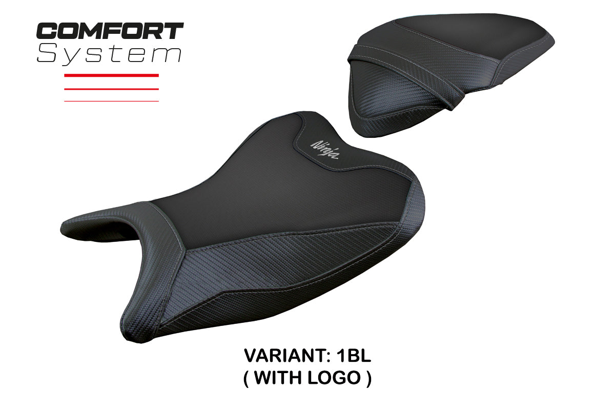 Tappezzeria Italia Kawasaki Ninja 400 2018-2023 Seat Cover Comfort in Black