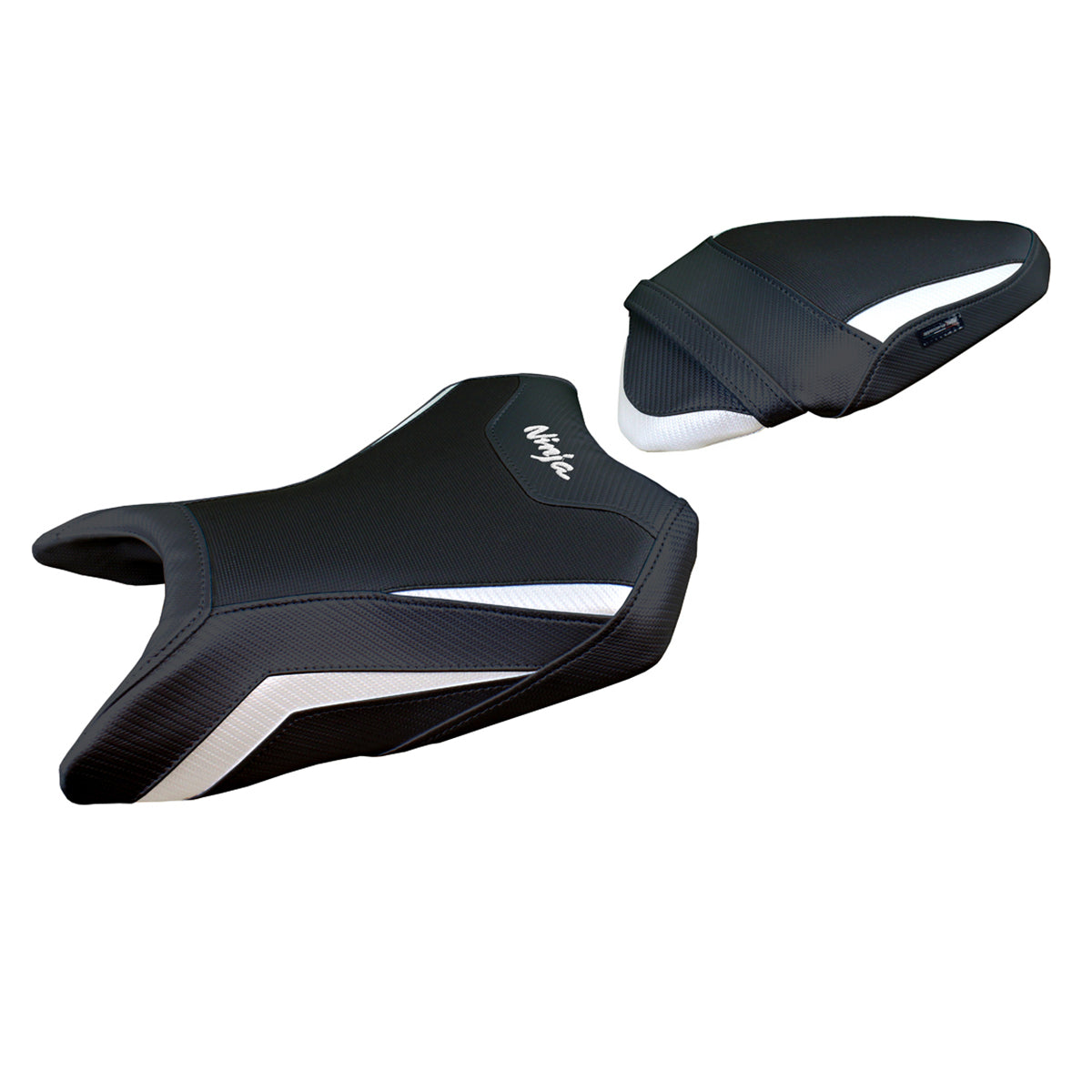 Tappezzeria Italia Kawasaki Ninja 500 2024-2025 Seat Cover Comfort in White and Black