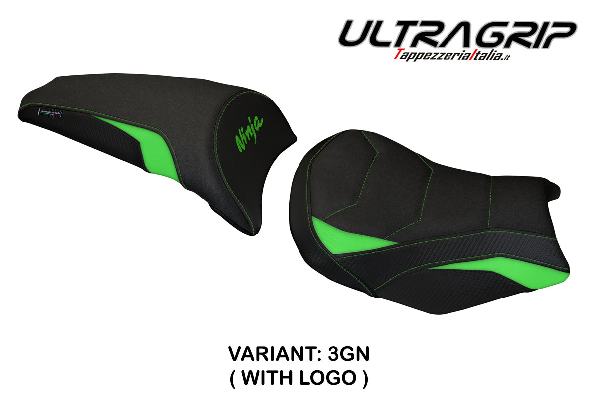 Tappezzeria Italia Kawasaki Ninja 650 Z650 2017-2025 Seat Cover Ultragrip in Green
