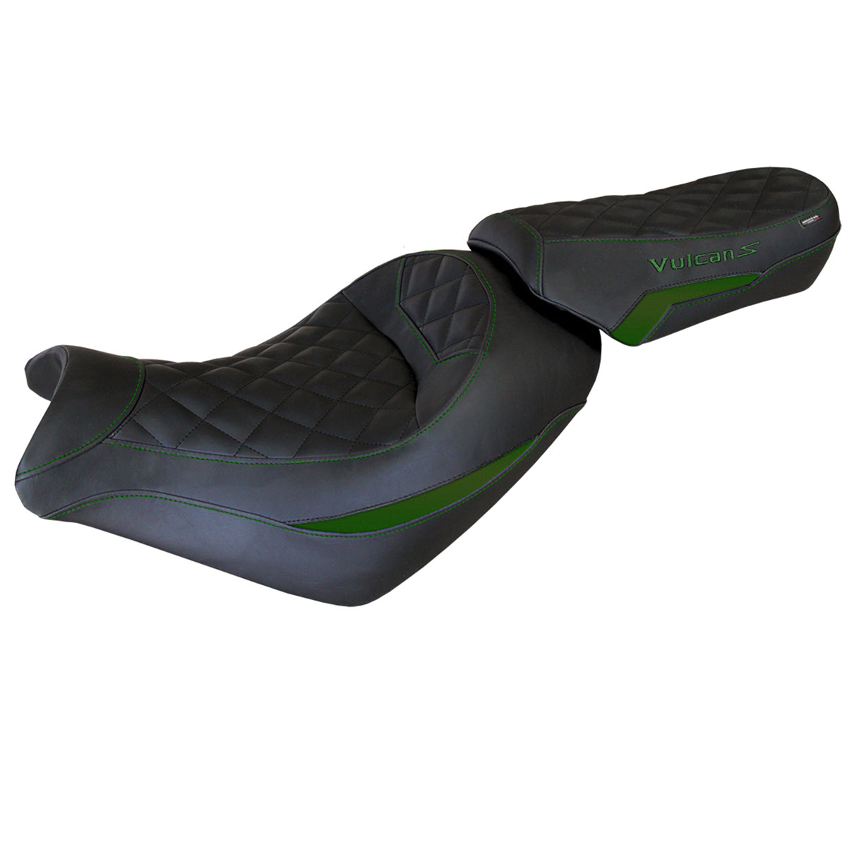 Tappezzeria Italia Kawasaki Vulcan 650 S 2014-2025 Seat Cover in Army Green and Black