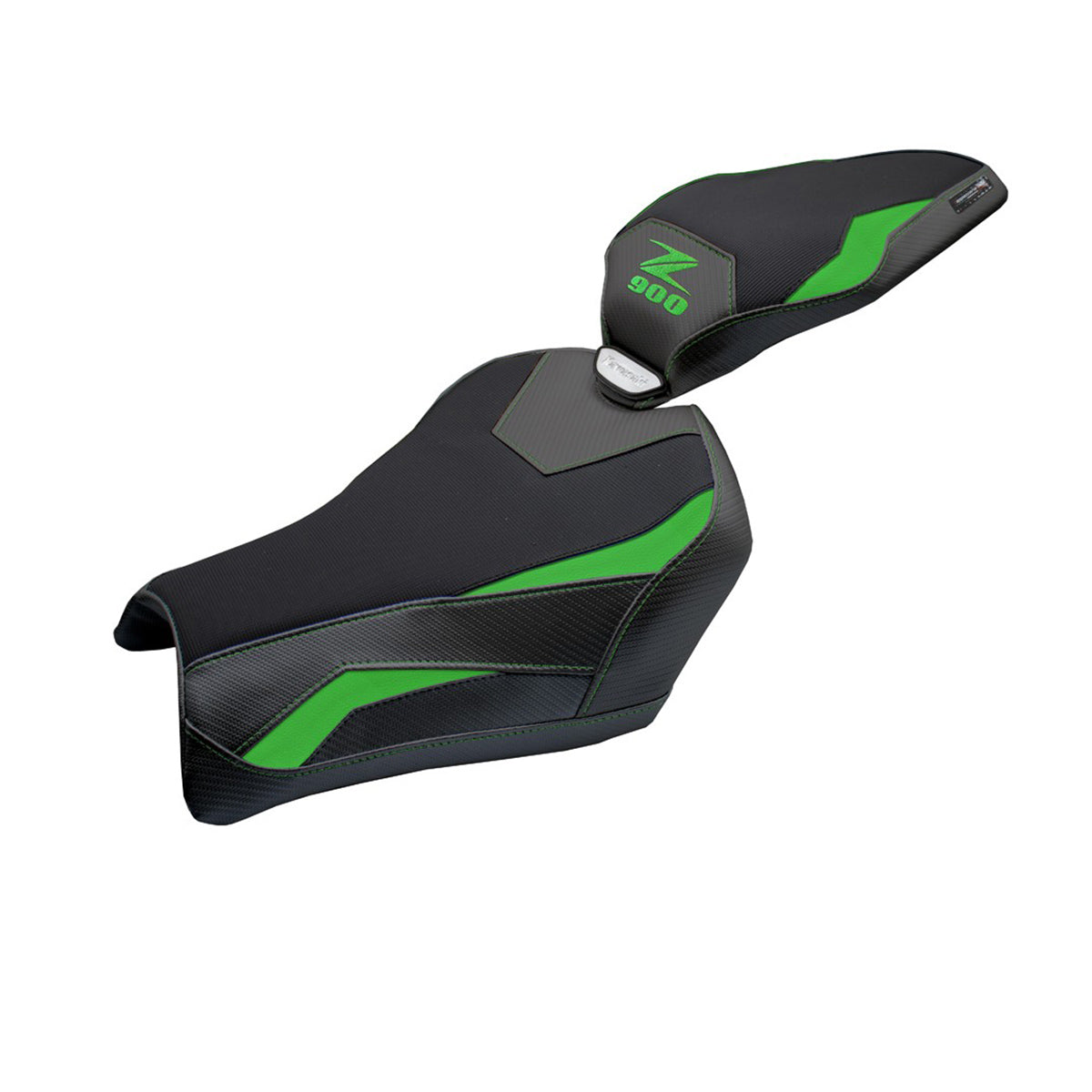 Tappezzeria Italia Kawasaki Z900 2025 Seat Cover Green Black