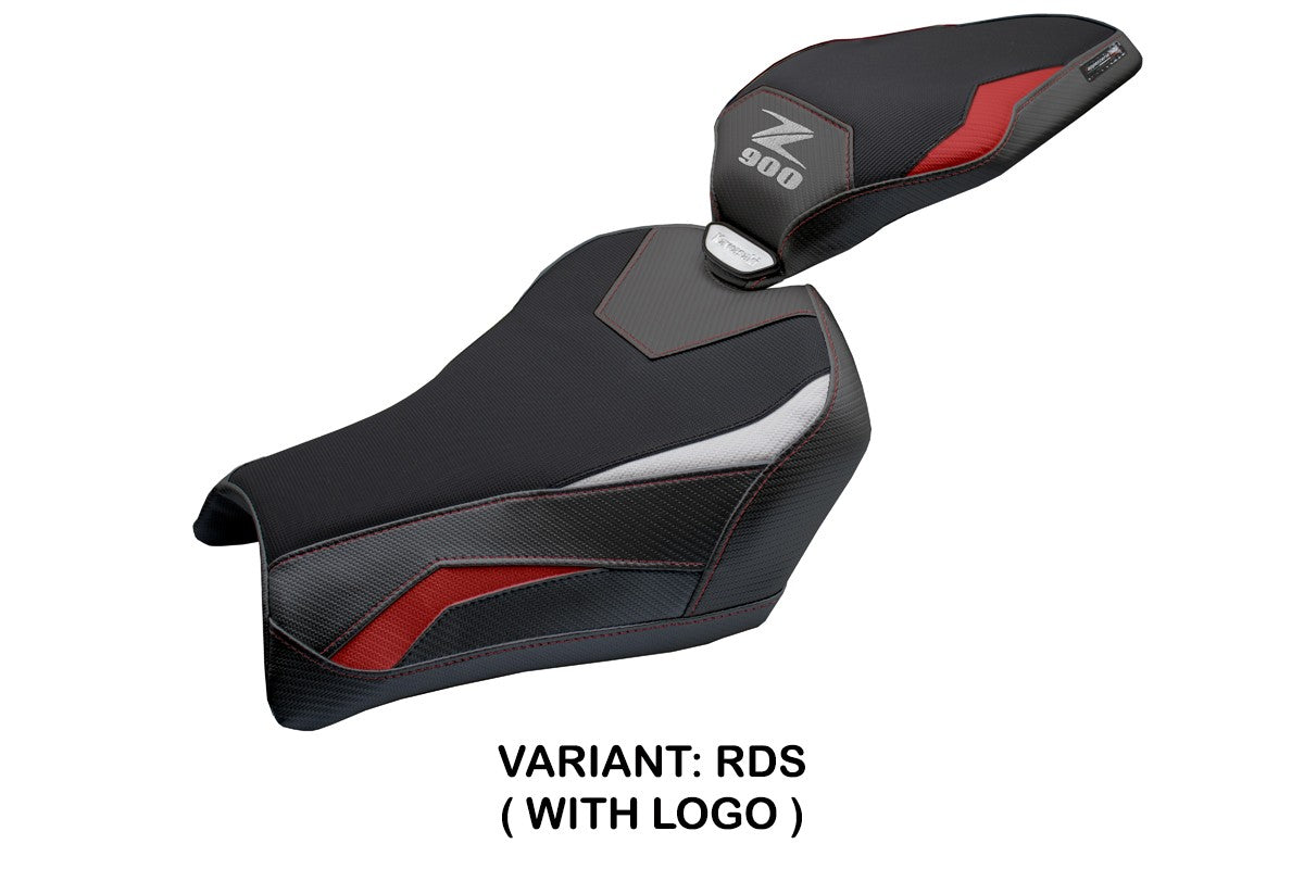 Tappezzeria Italia Kawasaki Z900 2025 Seat Cover Red Silver Black