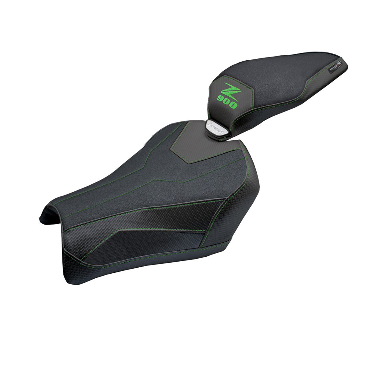 Tappezzeria Italia Kawasaki Z900 2025 Seat Cover Ultragrip Black Green