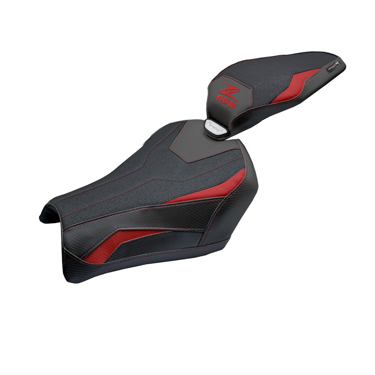 Tappezzeria Italia Kawasaki Z900 2025 Seat Cover Ultragrip Red Black