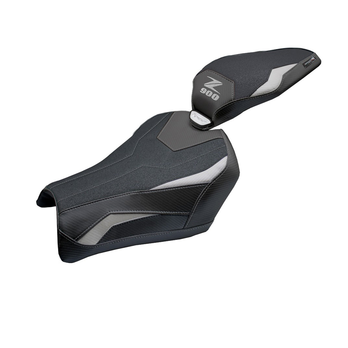 Tappezzeria Italia Kawasaki Z900 2025 Seat Cover Ultragrip Silver Black