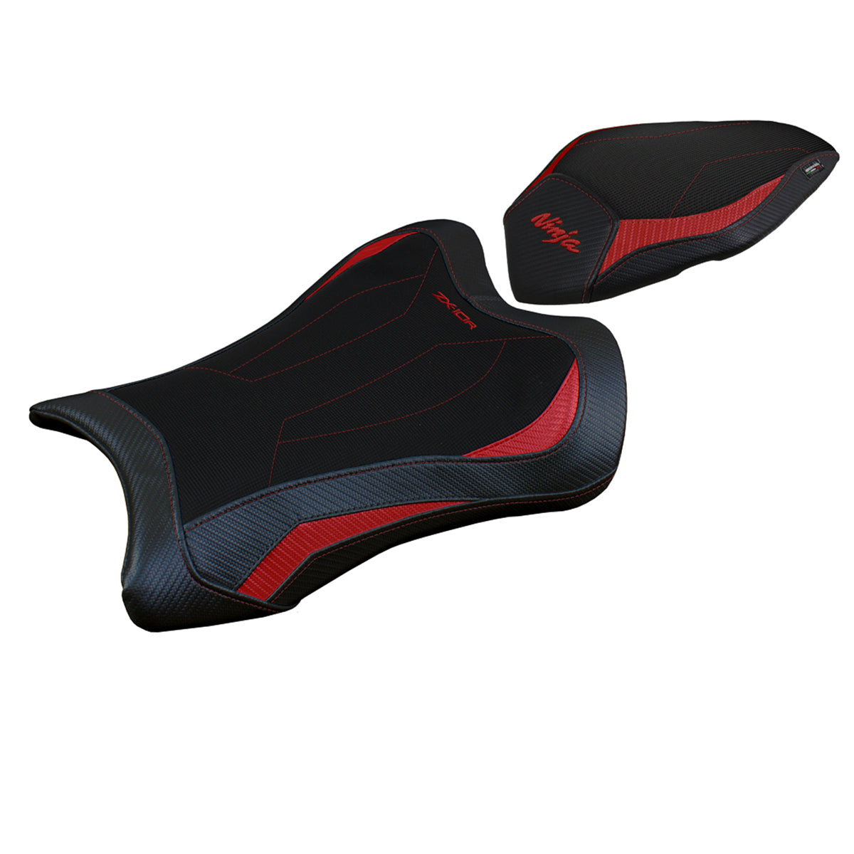 Tappezzeria Italia Kawasaki Ninja ZX10R 2021-2025 Seat Cover Comfort in Red and Black