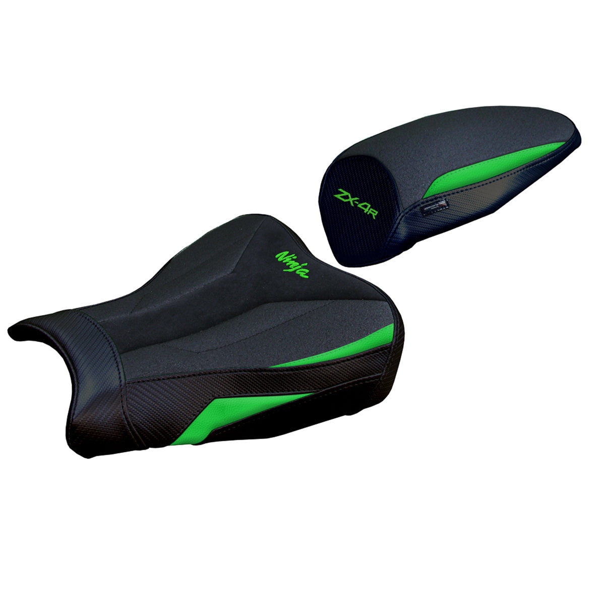 Tappezzeria Italia Kawasaki ZX4R 2023-2025 Seat Cover Ultragrip in Green and Black