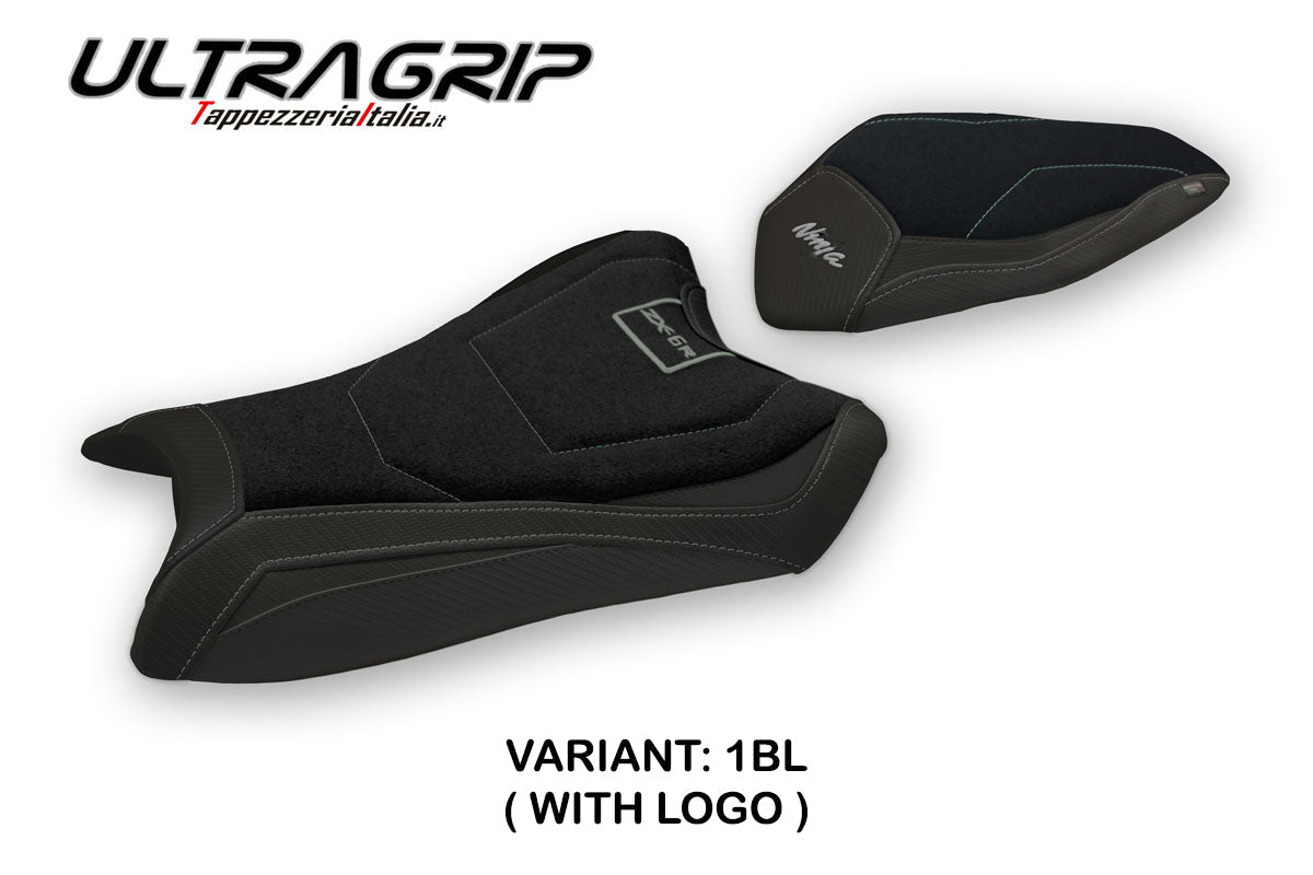 Tappezzeria Italia Kawasaki Ninja ZX6R 2019-2025 Seat Cover Ultragrip in Black