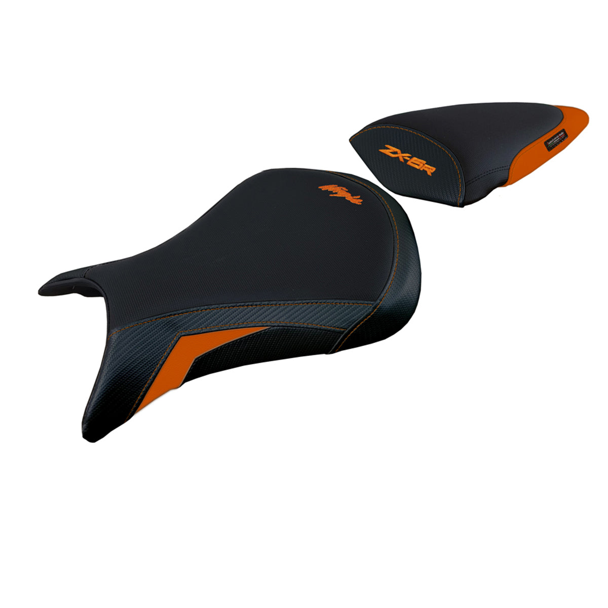 Tappezzeria Italia Kawasaki Ninja ZX6R 2007 2008 Seat Cover Comfort in White and Black