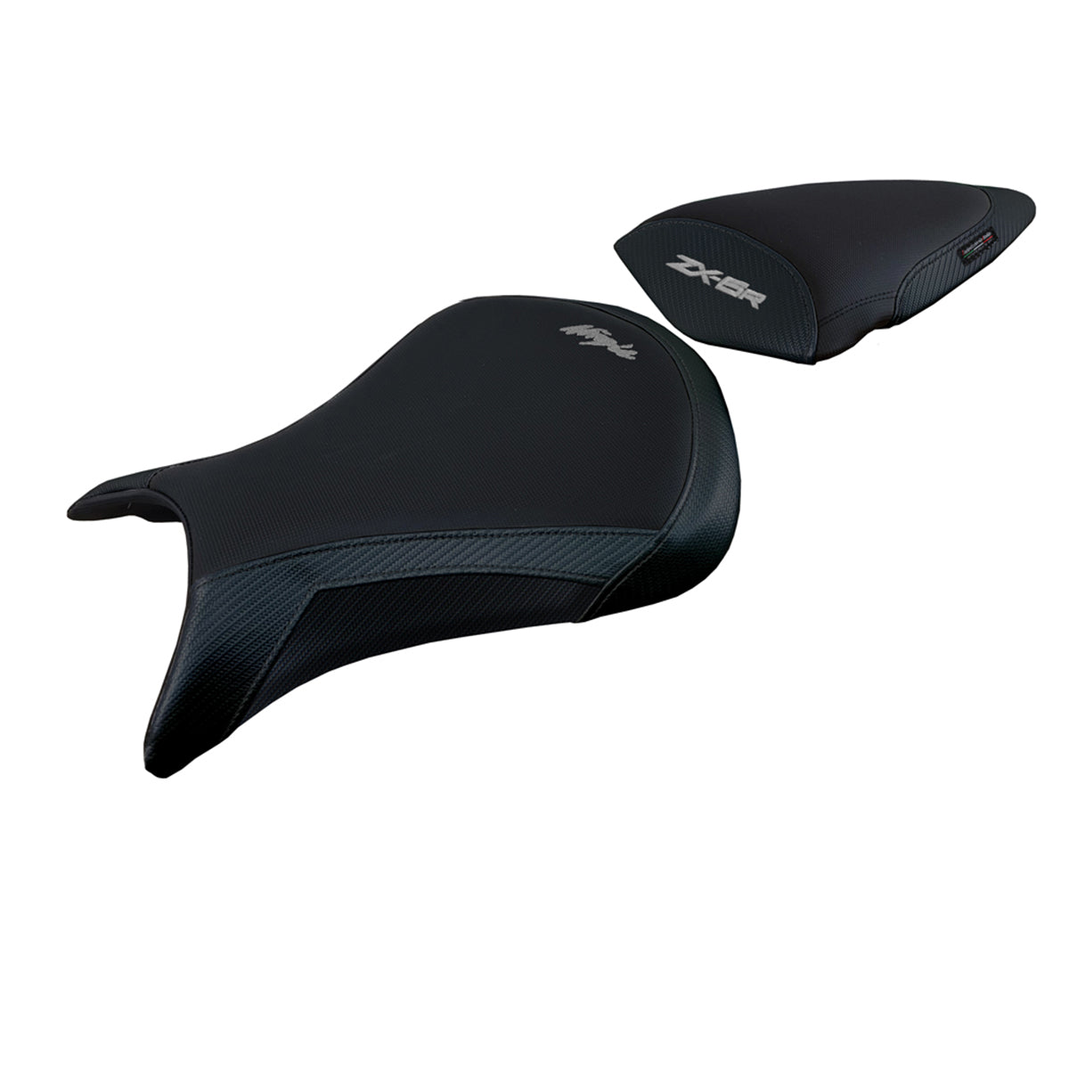 Tappezzeria Italia Kawasaki Ninja ZX6R 2007 2008 Seat Cover Comfort in Green and Black