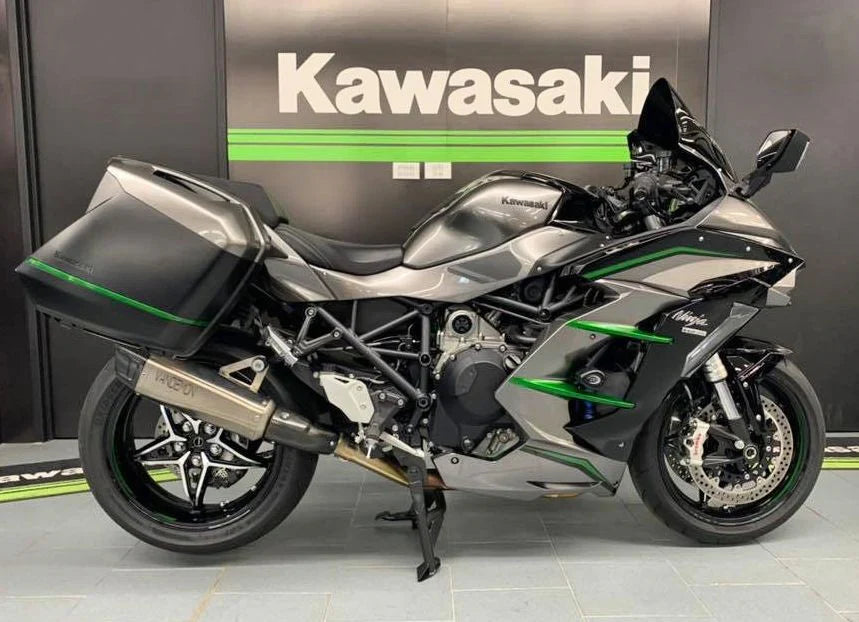 Vandemon Titanium Slip-On Muffler Kawasaki H2 SE SX  2018-24 KAWAH2SESXTITBRMUF6 VA-148