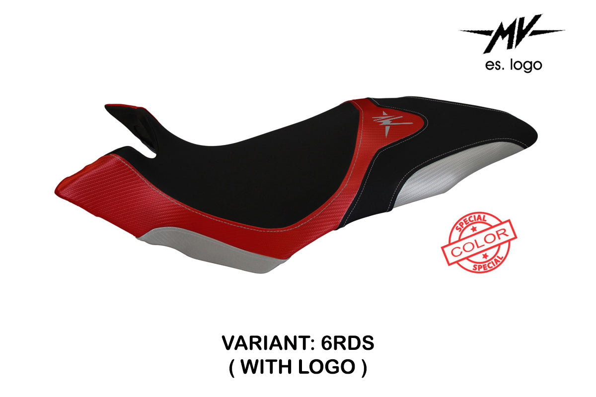 Tappezzeria Italia MV Agusta Dragster 800 2014-2018 Seat Cover in Red and Silver