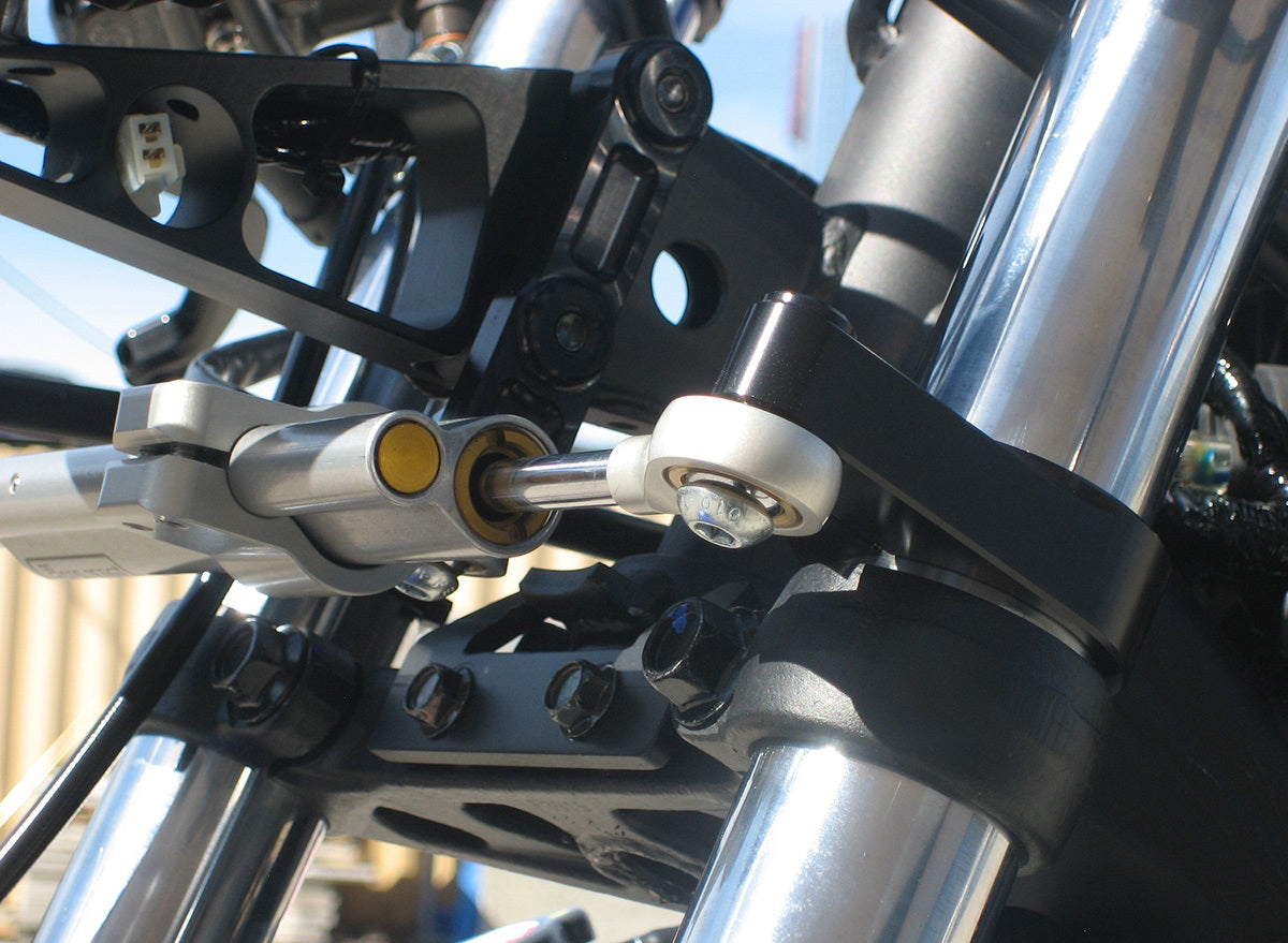 Graves motorsports yamaha r3 steering damper mount