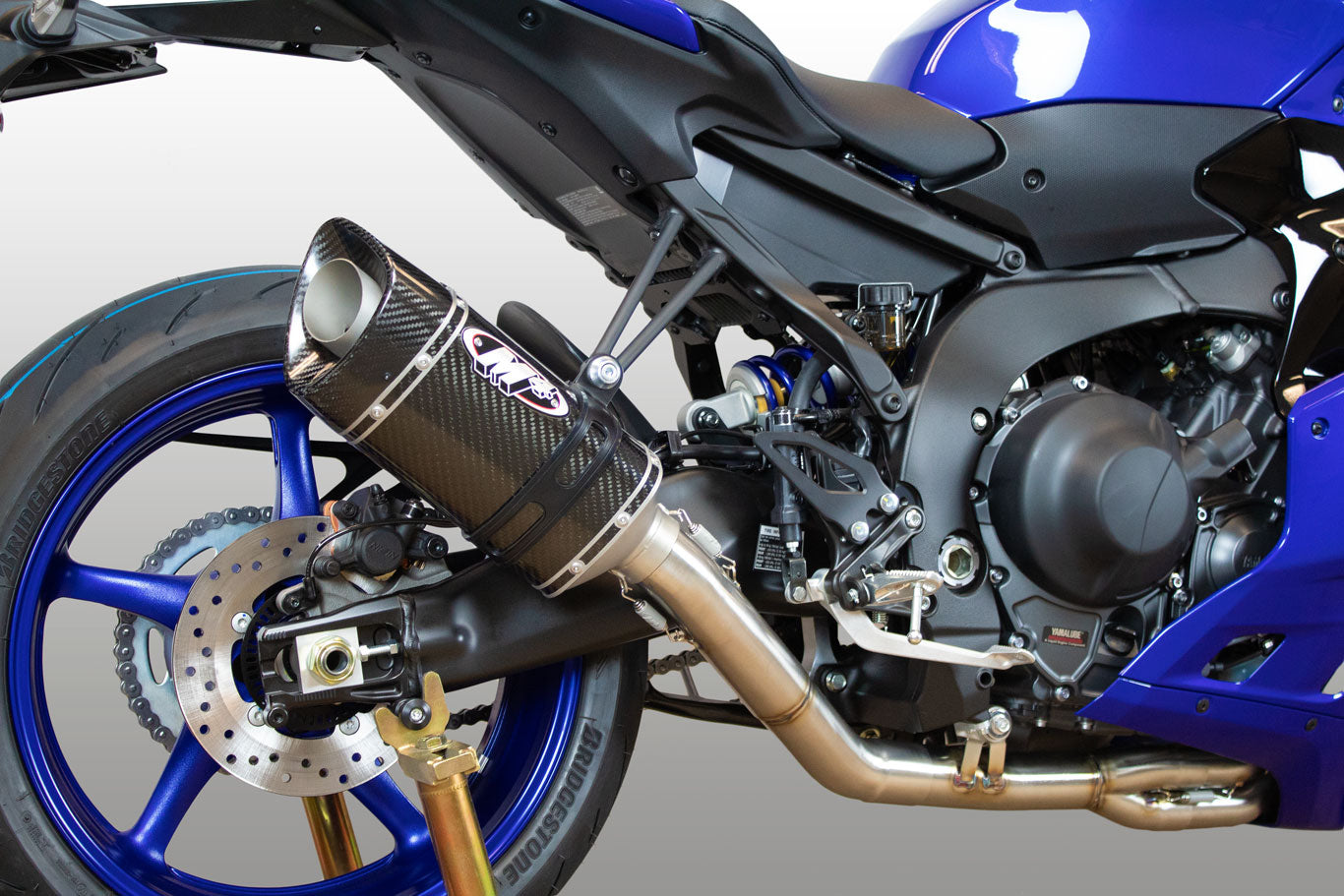 YAMAHA　YA6 カスタム M4 Exhaust Full System with Carbon Scalene Canister 2025 Yamaha R9