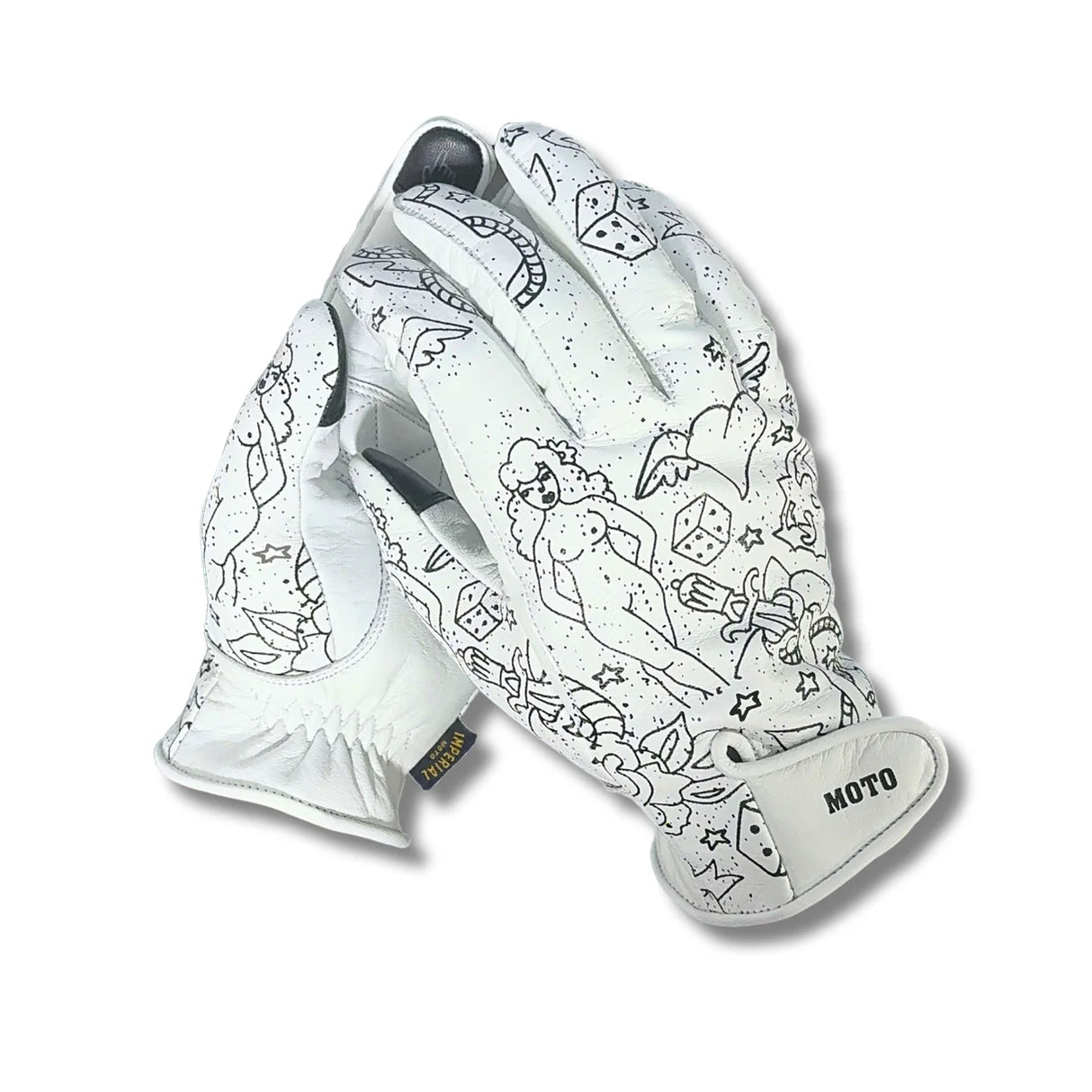 IN STOCK IMPERIAL MOTO Rover Gloves - WHITE - 2XL