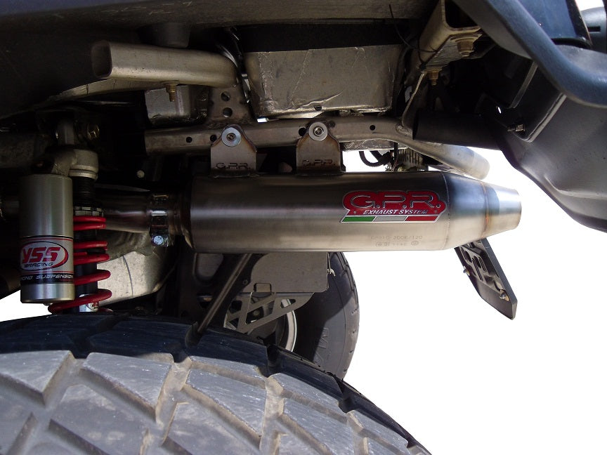 GPR Deeptone Slip-on Exhaust, Removable DB Killer, Link Pipe Can Am Outlander 800 2009-2015 QUSP.145.DEATV